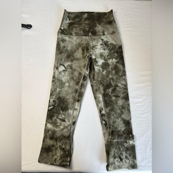 🍋 Lululemon Align High-Rise Leggings in Diamond Dye Sage Size 0 - Picture 3 of 7